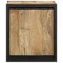 Mesitas de noche 2 piezas 40x35x40cm madera maciza rugosa mango de , Mesitas de noche - Ref: Foro24-4015959, Precio: 120,66 €...