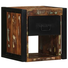 Mesilla de noche multicolor 40x35x40 cm madera maciza reciclada by , Nightstands - Ref: Foro24-4015950, Price: 84,28 €, Disco...