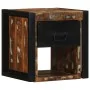 Mesilla de noche multicolor 40x35x40 cm madera maciza reciclada de , Mesitas de noche - Ref: Foro24-4015950, Precio: 84,26 €,...