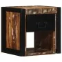 Mesilla de noche multicolor 40x35x40 cm madera maciza reciclada de , Mesitas de noche - Ref: Foro24-4015950, Precio: 84,26 €,...