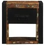 Mesilla de noche multicolor 40x35x40 cm madera maciza reciclada de , Mesitas de noche - Ref: Foro24-4015950, Precio: 84,26 €,...