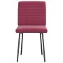 Sillas de comedor 6 unidades terciopelo rojo tinto de , Sillas de comedor - Ref: Foro24-3315531, Precio: 245,78 €, Descuento: %