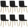 Sillas de comedor giratorias 6 unidades tela negras von , Essstühle - Ref: Foro24-3315546, Preis: 296,00 €, Rabatt: %