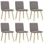 Sillas de comedor 6 unidades de tela gris taupe von , Essstühle - Ref: Foro24-3315550, Preis: 296,00 €, Rabatt: %