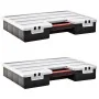 Caja compartimentos 2 uds divisores plástico 460x325x80 mm by , Toolboxes - Ref: Foro24-146272, Price: 34,17 €, Discount: %