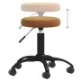 Silla de oficina giratoria de terciopelo marrón by , Office chairs - Ref: Foro24-333172, Price: 51,41 €, Discount: %