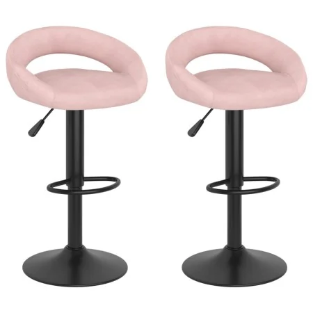 Taburetes de cocina 2 unidades terciopelo rosa von , Küchenhocker - Ref: Foro24-333274, Preis: 110,93 €, Rabatt: %