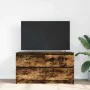 Mueble de TV madera de ingeniería roble ahumado 100x35x54 cm de , Muebles TV - Ref: Foro24-861800, Precio: 92,21 €, Descuento: %