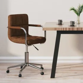 Silla de oficina giratoria de tela marrón by , Office chairs - Ref: Foro24-334794, Price: 91,84 €, Discount: %