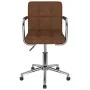 Silla de oficina giratoria de tela marrón von , Bürostühle - Ref: Foro24-334794, Preis: 91,13 €, Rabatt: %
