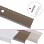 Perfiles de peldaños forma de L 15uds aluminio marrón 100 cm by , Stairs - Ref: Foro24-146768, Price: 59,01 €, Discount: %