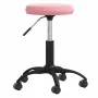Silla de oficina giratoria de terciopelo rosa de , Sillas de oficina - Ref: Foro24-333179, Precio: 55,47 €, Descuento: %