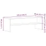 Mueble de TV madera de ingeniería negro roble 120x40x40cm von , TV-Möbel - Ref: Foro24-862391, Preis: 65,72 €, Rabatt: %
