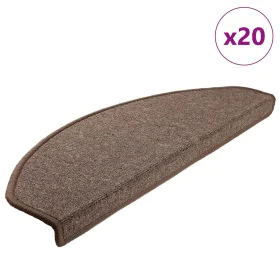 Alfombrilla escalera 20 uds marrón café 65x24x4 cm by , Stair mats - Ref: Foro24-3365793, Price: 80,90 €, Discount: %