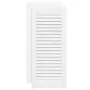 Puerta de armario de lamas 2 uds blanco 69x29,5 cm von , Schranktüren - Ref: Foro24-4015904, Preis: 46,51 €, Rabatt: %
