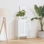 Puerta de armario de lamas 2 uds blanco 69x29,5 cm von , Schranktüren - Ref: Foro24-4015904, Preis: 46,51 €, Rabatt: %