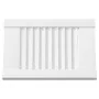 Puerta de armario de lamas blanco 39,5x29,5 cm by , cabinet doors - Ref: Foro24-4015897, Price: 19,12 €, Discount: %
