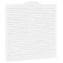 Puertas batientes diseño de lamas 2 par blanco 100x100 cm von , Türen für zu Hause - Ref: Foro24-4107147, Preis: 152,07 €, Ra...