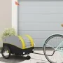 Remolque para bicicleta hierro negro y amarillo 30 kg by , Bicycle trailers - Ref: Foro24-94141, Price: 98,72 €, Discount: %