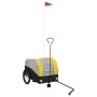 Remolque para bicicleta hierro negro y amarillo 30 kg by , Bicycle trailers - Ref: Foro24-94141, Price: 98,72 €, Discount: %