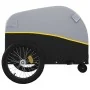 Remolque para bicicleta hierro negro y amarillo 30 kg by , Bicycle trailers - Ref: Foro24-94141, Price: 98,72 €, Discount: %