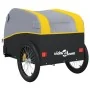 Remolque para bicicleta hierro negro y amarillo 30 kg by , Bicycle trailers - Ref: Foro24-94141, Price: 98,72 €, Discount: %
