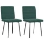 Sillas de comedor 2 unidades terciopelo verde oscuro by , dining chairs - Ref: Foro24-4101158, Price: 85,17 €, Discount: %