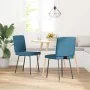 Sillas de comedor 2 unidades terciopelo azul de , Sillas de comedor - Ref: Foro24-4101166, Precio: 85,17 €, Descuento: %