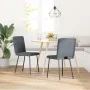 Sillas de comedor 2 unidades terciopelo gris oscuro von , Essstühle - Ref: Foro24-4101187, Preis: 87,45 €, Rabatt: %