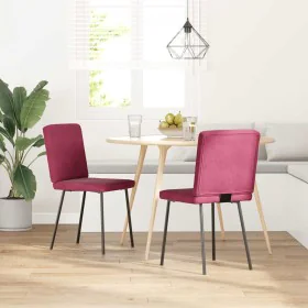 Sillas de comedor 2 unidades terciopelo rojo tinto von , Essstühle - Ref: Foro24-4101191, Preis: 86,18 €, Rabatt: %
