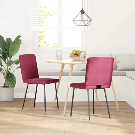 Sillas de comedor 2 unidades terciopelo rojo tinto von , Essstühle - Ref: Foro24-4101191, Preis: 86,18 €, Rabatt: %