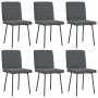 Sillas de comedor 6 unidades terciopelo gris oscuro von , Essstühle - Ref: Foro24-3315527, Preis: 249,71 €, Rabatt: %
