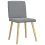 Sillas de comedor 6 unidades de tela gris claro de , Sillas de comedor - Ref: Foro24-3315544, Precio: 296,00 €, Descuento: %