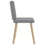Sillas de comedor 6 unidades de tela gris claro de , Sillas de comedor - Ref: Foro24-3315544, Precio: 296,00 €, Descuento: %