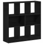 Estantería madera contrachapada negro roble 97,5x29,5x100 cm de , Librerías y estanterías - Ref: Foro24-862403, Precio: 90,80...