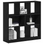 Estantería madera contrachapada negro roble 97,5x29,5x100 cm de , Librerías y estanterías - Ref: Foro24-862403, Precio: 90,80...