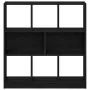 Estantería madera contrachapada negro roble 97,5x29,5x100 cm de , Librerías y estanterías - Ref: Foro24-862403, Precio: 90,80...