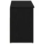 Banco zapatero roble negro 102x30,5x45 cm madera de ingeniería von , Schuhregale und Schuhorganisatoren - Ref: Foro24-859137,...