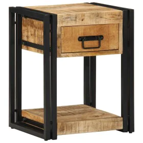 Mesita de noche madera maciza de mango 40x35x50 cm by , Nightstands - Ref: Foro24-4016688, Price: 90,47 €, Discount: %