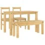 Juego de comedor Panama 4 pzas madera maciza de pino by , Furniture sets for kitchens and dining rooms - Ref: Foro24-3345167,...