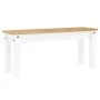 Juego de comedor Panama 4 pzas madera maciza de pino blanco de , muebles para cocinas y comedores - Ref: Foro24-3345178, Prec...