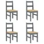 Juego de comedor Panama 5 pzas madera maciza de pino gris by , Furniture sets for kitchens and dining rooms - Ref: Foro24-334...