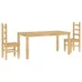 Juego de comedor Panama 3 pzas madera maciza de pino de , muebles para cocinas y comedores - Ref: Foro24-3345200, Precio: 314...