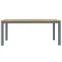 Juego de comedor Panama 7 pzas madera maciza de pino gris by , Furniture sets for kitchens and dining rooms - Ref: Foro24-334...