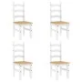 Juego de comedor Panama 5 pzas madera maciza de pino blanco by , Furniture sets for kitchens and dining rooms - Ref: Foro24-3...