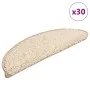 Alfombrilla escalera 30 uds color crema 56x17x3 cm de , Alfombrillas para escalones - Ref: Foro24-3365803, Precio: 154,30 €, ...