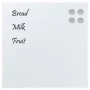 Pizarra magnética de pared vidrio templado blanco 40x40 cm de , Pizarras blancas - Ref: Foro24-4008627, Precio: 22,25 €, Desc...