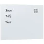 Pizarra magnética de pared vidrio templado blanco 80x60 cm by , White boards - Ref: Foro24-4008638, Price: 46,37 €, Discount: %
