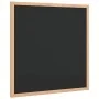 Pizarra con marco de madera maciza de pino negra 40x40 cm de , Tablones de anuncios - Ref: Foro24-4017410, Precio: 13,65 €, D...