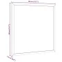 Pizarra con marco de madera maciza de pino negra 40x40 cm de , Tablones de anuncios - Ref: Foro24-4017410, Precio: 13,65 €, D...